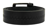HAARLEM Men KUZE 16330 Leather Belt Black